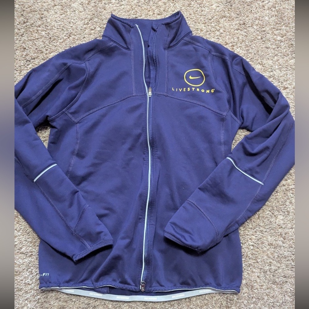 Nike Purple Livestrong Jacket Performance Style